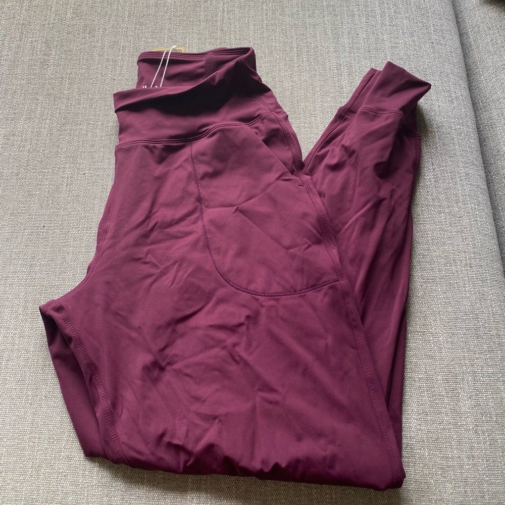 Oakla burgundy joggers